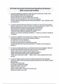 NURS 307 Pediatric Nursing Final Exam Questions And Answers Package Deal 2025