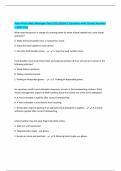 Texas Food safety Managers Test &lpar;2025&sol;2026&rpar; &vert; Questions with Correct Answers &vert; 100&percnt; Pass