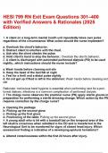HESI 799 RN Exit Exam Questions 301&ndash;400 with Verified Answers & Rationales &lpar;2025 Edition&rpar;&period;pdf