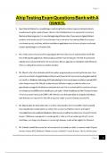 Ahip Testing Exam Questions Bank with Answers&period;