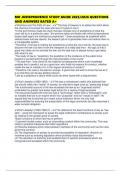 MO JURISPRUDENCE STUDY GUIDE 2025&sol;2026 QUESTIONS AND ANSWERS RATED A&plus;