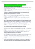 MSIS 2103 COMPREHENSIVE EXAMS 2025&sol;2026 QUESTIONS AND ANSWERS RATED A&plus;
