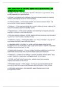 MSIS 2103 END OF COURSE 2025&sol;2026 QUESTIONS AND ANSWERS RATED A&plus;