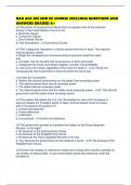NAU ACC 205 END OF COURSE 2025&sol;2026 QUESTIONS AND ANSWERS GRADED A&plus;