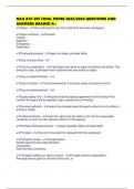 NAU ACC 205 FINAL PAPER 2025&sol;2026 QUESTIONS AND ANSWERS GRADED A&plus;