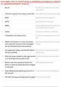 2025 NIMS TEST &num;1 QUESTIONS & ANSWERS &lpar;SCORED&rpar; A&plus;&sol;GRADE A&plus; ASSURED&sol;NEWEST UPDATE