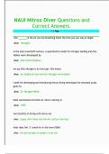 NAUI Nitrox Diver Questions and Correct Answers
