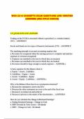 WGU C214 CONCEPTS EXAM QUESTIONS AND VERIFIED ANSWERS &lpar;MULTIPLE CHOICE&rpar;