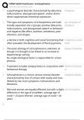 NRNP 6635 Final Exam - Schizophrenia