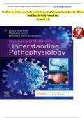 TEST BANK For Huether and McCance's Understanding Pathophysiology&comma; Canadian Edition&comma; 2nd Edition by Kelly Power-Kean&comma; Verified Chapters 1 - 42&comma; Complete Newest Version
