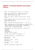 CMN 571 - Final Exam Question and answers rated A&plus;