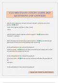 CGS 4854 EXAM 1 STUDY GUIDE 2025 QUESTIONS AND ANSWERS