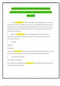 HESI Geriatrics EXAM Questions WITH 100&percnt; Correct Verified Answers