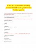 Nurs 201 Intermediate Med Surg Midterm Exam Questions with Correct Answers&period;
