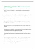 NUR3128 Midterm EXAM UNF with 100&percnt; Correct Answers &vert; Verified &vert;Latest version 2025