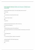 NUR 3128 FINAL EXAM with 100&percnt; Correct Answers &vert; Verified &vert;Latest version 2025