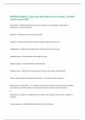 NUR3128&colon; Module 7&colon; Eyes Exam with 100&percnt; Correct Answers &vert; Verified &vert;Latest version 2025