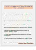 CMLA EXAM REVIEW 2025 QUESTIONS AND ANSWERS
