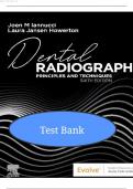 Test Bank for Dental Radiography&colon; Principles and Techniques 6th Edition by Joen Iannucci &vert; Chapters 1&ndash;35 &vert; Complete Guide with Verified Questions & Answers &lpar;ISBN&colon; 9780323695503&rpar;