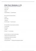 CNA Test &lpar;Modules 1-17&rpar;&period; 200 Questions And Answers 