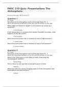 PHSC 210 Quiz&colon; Presentations The Atmosphere &vert; Liberty University