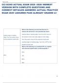 Exam &lpar;elaborations&rpar; CCI ECHO  