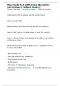 HeartCode BLS 2025 Exam Questions and Answers &lpar;Solved Papers&rpar;&period;