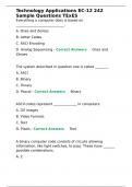 Technology Applications EC-12 242 Sample Questions TExES&period;