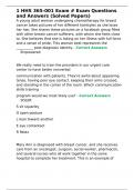 1 HHS 365-001 Exam - Exam Questions and Answers &lpar;Solved Papers