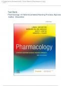 Test Bank - Pharmacology &colon; A Patient-Centered Nursing Process Approach 12th Edition &lpar; Linda E&period; McCuistion&comma; 2025&rpar; All Chapters &vert; Newest Edition