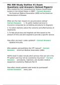 MA 300 Study Outline -1 Exam Questions and Answers &lpar;Solved Papers&rpar;&period;