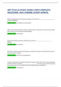 ARF TITLE 22 STUDY GUIDE 2 WITH COMPLETE SOLUTIONS&comma; 100&percnt; PASSED&vert; LATEST UPDATE&period;