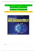 Test Bank for Fundamentals of Microbiology 12th Edition by Jeffrey C. Pommerville