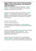 Regis NU641 Adv Clinical Pharmacology Midterm Exam Questions and Answers &lpar;Solved Papers&rpar;&period;