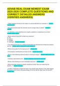 ASVAB REAL EXAM NEWEST EXAM 2025-2026 COMPLETE QUESTIONS AND CORRECT DETAILED ANSWERS &lpar;VERIFIED ANSWERS&rpar;