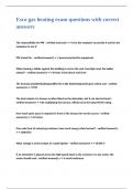 Esco gas heating exam questions with correct answers&period;