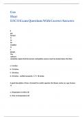 Gas Heat ESCO Exam Questions With Correct Answers