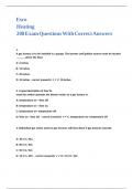 Esco Heating 208 Exam Questions With Correct Answers &comma;