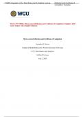 WGU C797 THM2&colon; Micro-course Reflection and Certificate of Completion Template &vert; 2025 Latest Update with complete solutions&period;