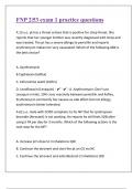 FNP 2&vert;53 exam 1 practice questions With Complete Answers &vert;2025&sol;2026