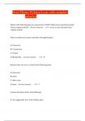 Stott Pilates Written Exam with complete solution