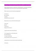Stott Pilates Written Exam &lpar;With 100- verified answers&rpar;