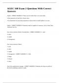 AGEC 340 Exam 2 Questions With Correct Answers