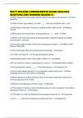 NOCTI WELDING COMPREHENSIVE EXAMS 2025&sol;2026 QUESTIONS AND ANSWERS GRADED A&plus;