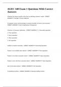 AGEC 340 Exam 1 Questions With Correct Answers&period;