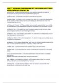 NOCTI WELDING CORE EXAMS SET 2025&sol;2026 QUESTIONS AND ANSWERS GRADED A&plus;
