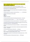 NOCTI WELDING FINAL PAPER 2025&sol;2026 QUESTIONS AND ANSWERS GRADED A&plus;