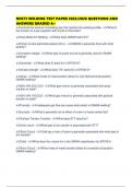 NOCTI WELDING TEST PAPER 2025&sol;2026 QUESTIONS AND ANSWERS GRADED A&plus;