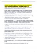 NORTH CAROLINA HEALTH INSURANCE EXAMS SCRIPT 2025&sol;2026 QUESTIONS AND ANSWERS RATED A&plus;