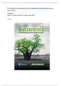 Test Bank for Biostatistics for the Biological and Health Sciences&comma; 2nd Edition&comma; Triola & Roy&comma; &lbrack;Institution Name&rsqb;&comma; &lbrack;Academic Year&rsqb; &ndash; Multiple Choice Questions